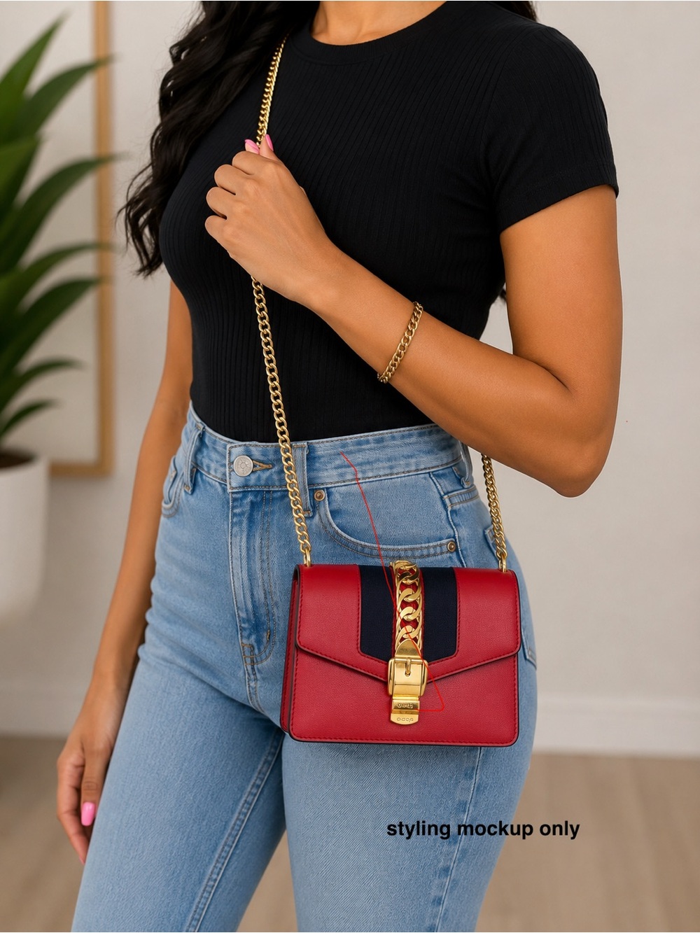 Gucci Red Mini Crossbody Bag